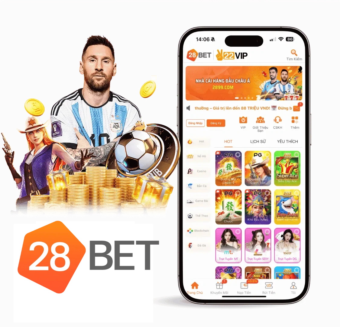 Dịch vụ ứng dụng 28Bet trên điện thoại